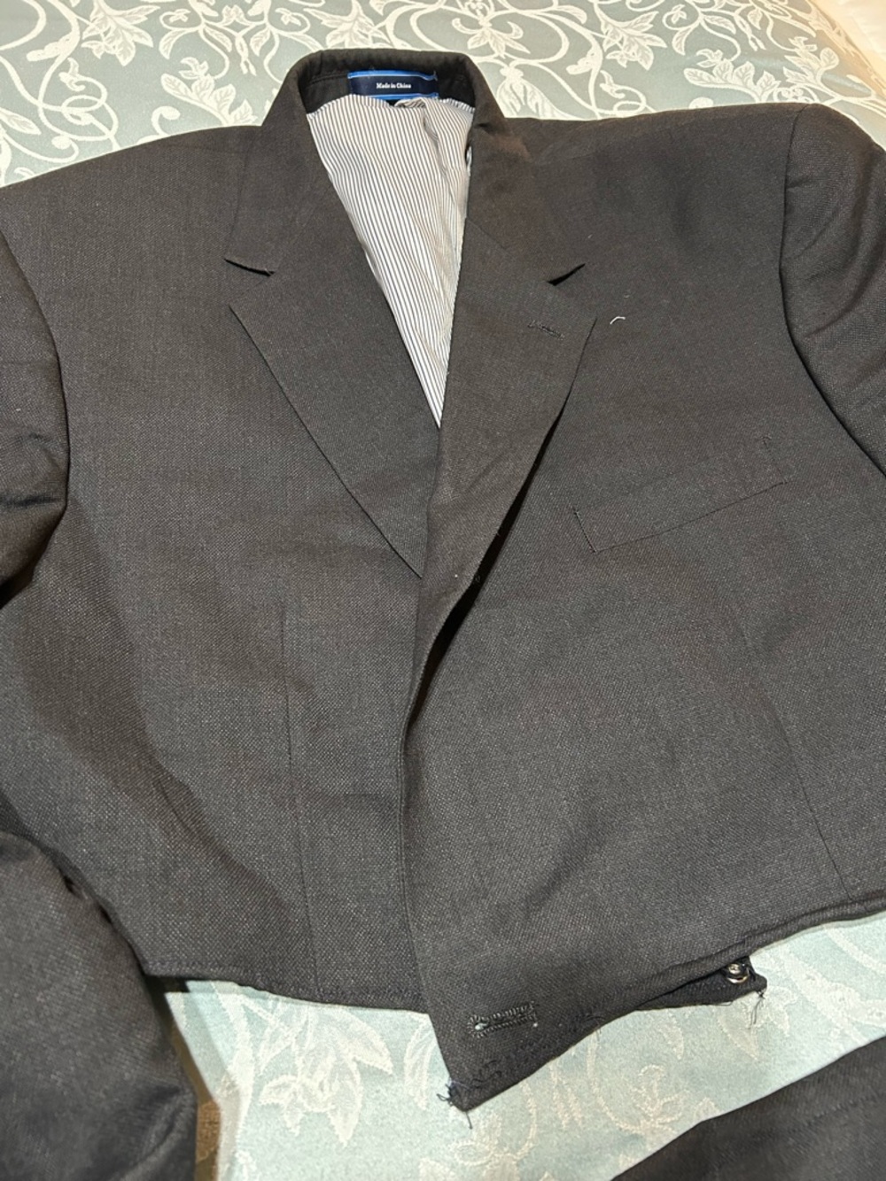 Men's Black Blazer - Classic Single-Breasted Suit Jacket